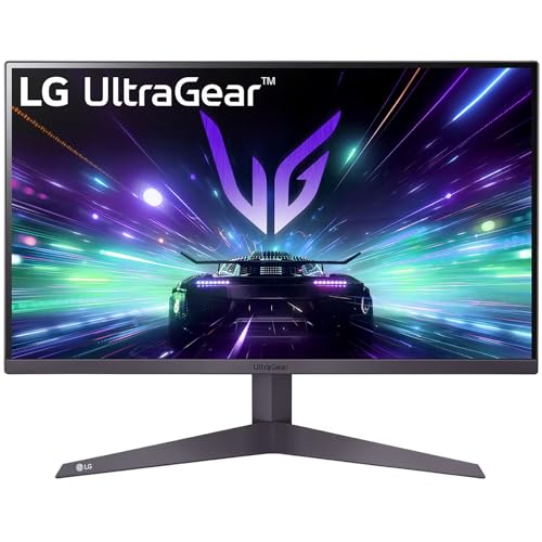 LG 24GS50F 60.4cm (24 Inch) Ultragear FHD (1920x1080) Gaming Monitor, 180Hz, 1ms MBR, AMD FreeSync™, Anti-Glare, DP, HDMI X 2, HDR10, FPS Counter, 3-S