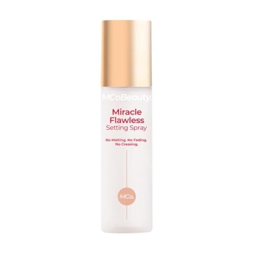 MCoBeauty Miracle Flawless Setting Spray – Long-Lasting, Hydrating Setting Spray, Vegan, Cruelty Free Cosmetics