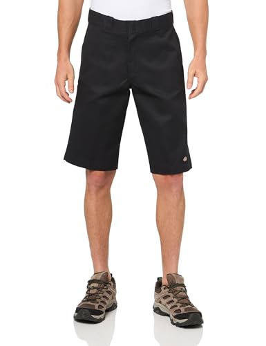 Dickies Relaxed Fit Multi-Use Pocket Work Shorts, 13", Black, 36