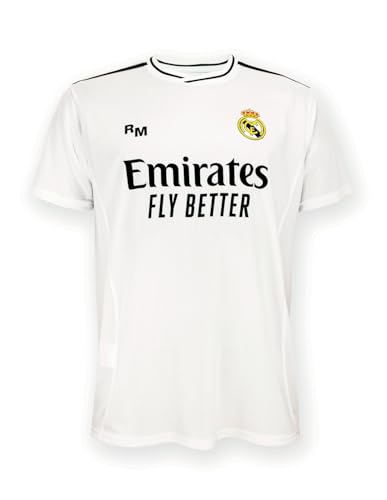 Real Madrid Home Trikot Saison 24/25, Weiß, XL, Replik Shirt Mit Offizieller Lizenz