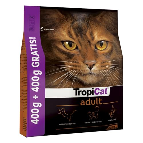 (-13%) TROPICAT Adult 800g - Alleinfuttermittel für ausgewachsene Katzen ab 12 Monaten mit Huhn