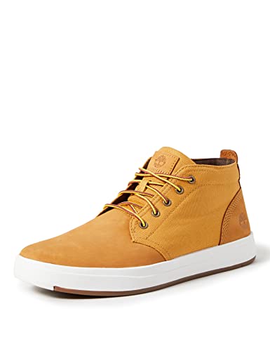 Timberland Men's Davis Square Chukka Shoes, Wheat, 10 Medium