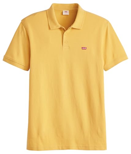 (-52%) Levi's Herren Housemark Polo Hemd, Ochre Pique, XS