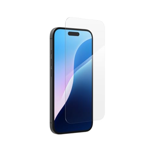 ZAGG Glass Elite Screen Protector for iPhone 16/15-5X Stronger, Reinforced Edges, Ultra-Strong Tempered Glass, Scratch Resistant, Anti-Smudge, Easy Installation, InvisibleShield, Eco-Friendly