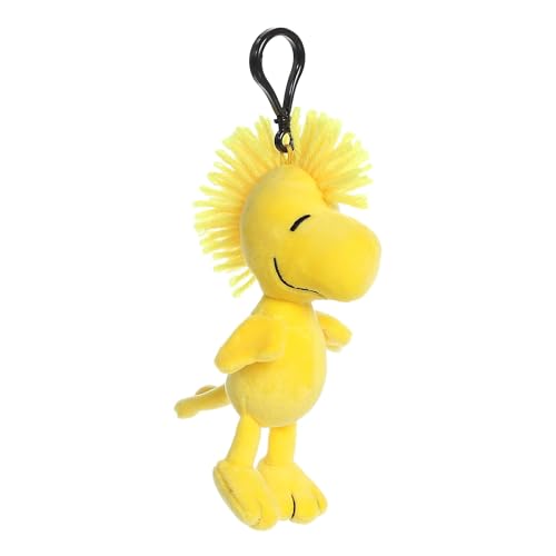 Aurora® Timeless Peanuts® Woodstock Clip-On Stuffed Animal - Classic Characters - Lasting Memories - Yellow 5 Inches
