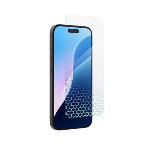 ZAGG XTR4 Screen Protector for iPhone 16 Plus - 11x Stronger Tempered Glass, Blue Light Filtration, Anti-Reflective Technology, Graphene Reinforced, InvisibleShield, Easy Dust-Free Installation