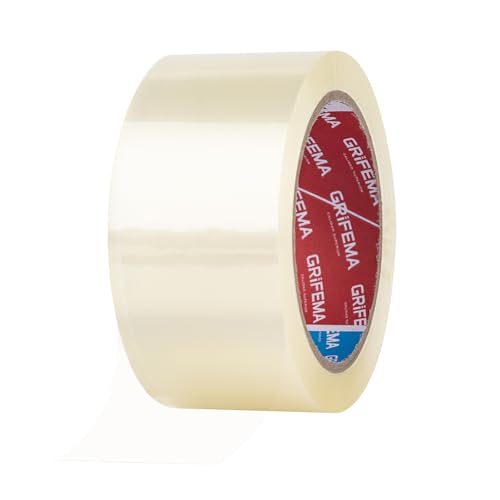 🔥 STARKER PREIS (-37%) GRIFEMA GA4003-1 Geräuscharmes Paketklebeband 66m x 50mm Transparent