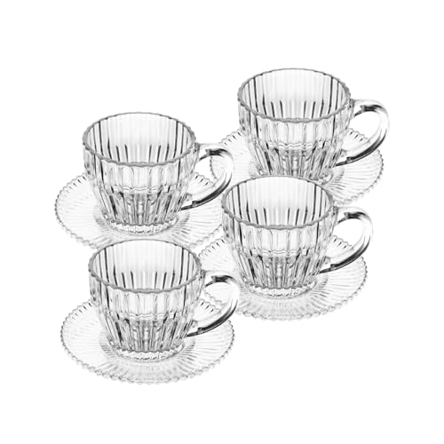 Xícaras de Café de Cristal Imperatriz 🍵 R$ 46!