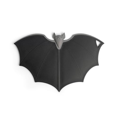 (-43%) OTOTO Batty – Faltbares Schneidebrett (Fledermaus) – Rutschfestes Kunststoff-Schneidbrett mit Schüttfunktion – Spülmaschinenfestes Küchen-Gadget – Originelles Goth-Geschenk & Halloween Deko