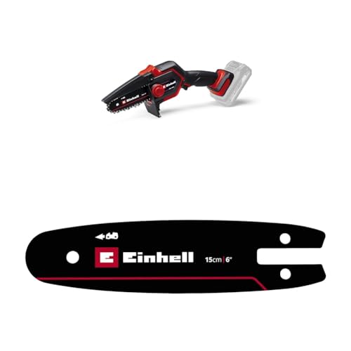 (-25%) Einhell Akku-Astkettensäge GE-PS 18/15 Li BL-Solo Power X-Change (18 V, Brushless, 12,5 cm Schnittlänge, werkzeugloser Schwert- und Kettenwechsel, ohne Akku, inkl. Ersatzschwert)