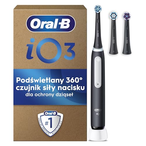 🔥 STARKER PREIS (-50%) Oral-B iO Series 3 Elektrische Zahnbürste, Schwarz