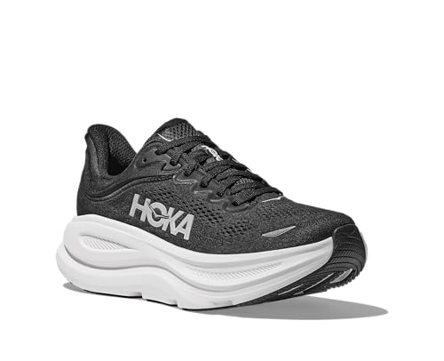 Hoka Women's Bondi 9 Black/White 8 Medium