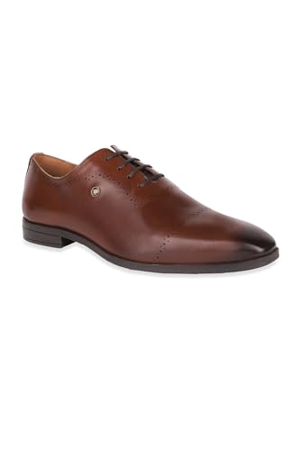 Men Premium Leather Breathable Lining Material Anti Slip with Heel TPR Sole Formal Oxford Shoes