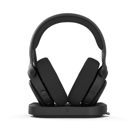 Scape Dark - Wireless PC Gaming Headset - Detachable Flip-To-Mute Microphone with Noise Cancellation - Battery Life Up To 40 Hours - Configurable Ambient Lighting - Black