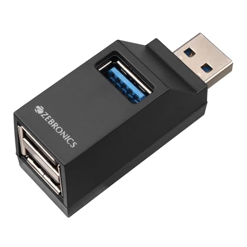 Get 69% Off ZEBRONICS 180HB USB HUB, 3 Ports, USB 3.0 - Now ₹139 (₹449 MRP)
