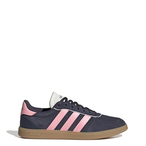 (-50%) adidas Damen Breaknet Sleek Shoes, Shadow Navy/Pink Spark/Off White, 38 2/3 EU