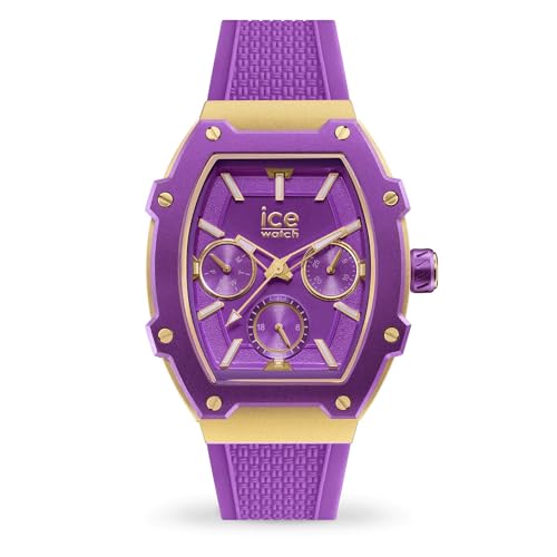(-61%) Ice-Watch - Ice boliday Ultra violett - Violette Damenuhr mit Silikonarmband - 023289 (Small)