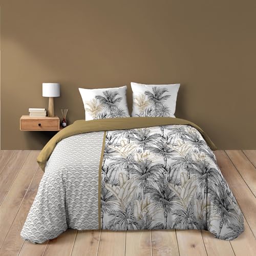 Douceur d'Intérieur, 3-Piece Bedding Set (240 x 220 cm) Dakar, 100% Cotton