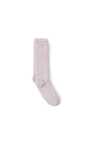 Barefoot Dreams® CozyChic® Heathered Socks, Dusty Rose-White, Small/Medium