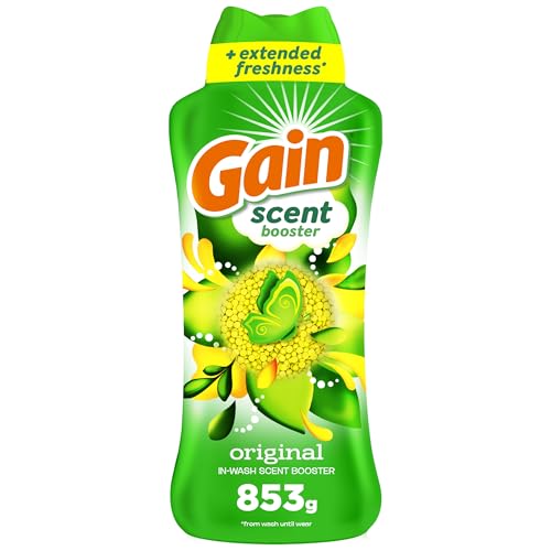 Gain In-Wash Laundry Scent Booster, Original Scent, 30.1 OZ, Fresh Extender + Odor Protection