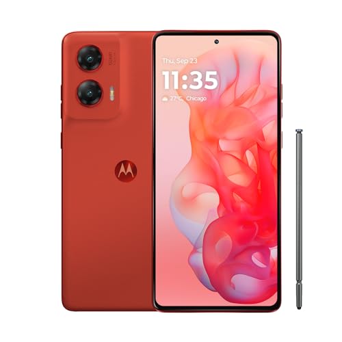 Motorola Moto G Stylus 5G | 2024 | Unlocked | Made for US 8/256GB | 50MP Camera | Scarlet Wave
