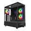 MONTECH XR Panoramic High Airflow ATX PC Case - Black