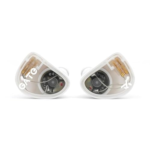 TRUTHEAR GATE Dynamic Driver in-Ear Headphone 3.5mm Interchangeable Headphone Cable Headphone (White, with mic)
