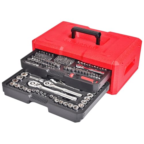CRAFTSMAN Mechanics Tool Set 256-Piece with 3 Drive Sockets & Hard Case