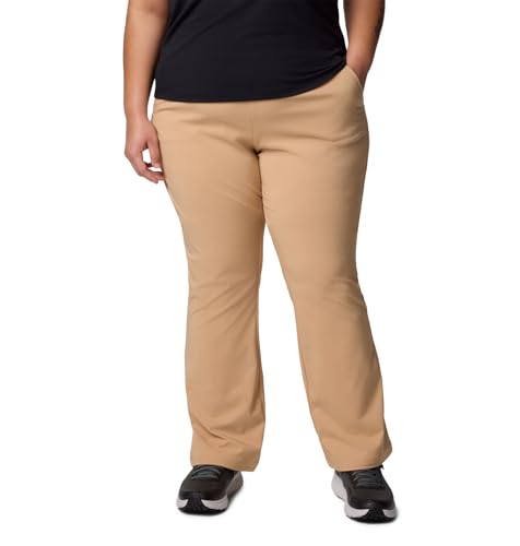 Columbia Womens All Seasons Bootcut Pant, Canoe, 2X Short