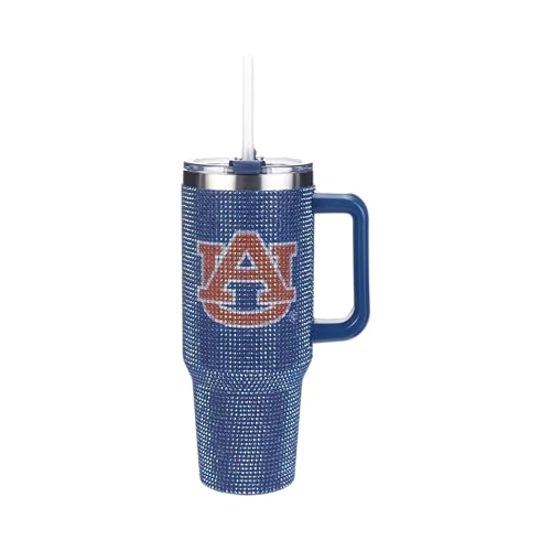 The Memory Company Copo licenciado NCAA 1,304.1 g TC Bling Game Day com logotipo vintage, Auburn University