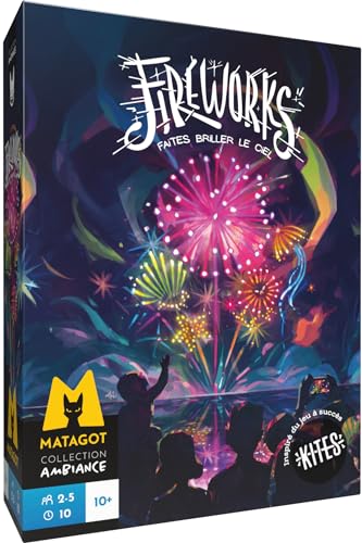 Asmodee Matagot Fireworks - Jeux de société - Jeux de Cartes - Jeu Enfants, Adultes et Famille - A partir de 10 Ans - 2 à 5 Joueurs - 15 Min - Version française
