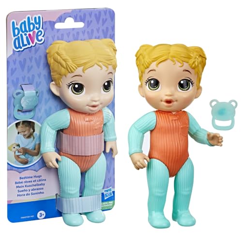 Baby Alive, Boneca, Hora do Soninho, Harper Hugs - Cabelos Loiros, Brinquedo Interativo, 24 cm - A partir de 3 Anos