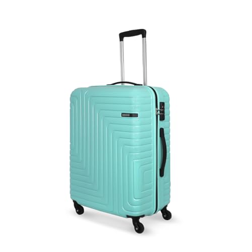 Ivy NXT|Medium Size Check-in Spinner Trolley Bag (68 cm)|360° 4 Wheel Travel Luggage|Hard Case Polycarbonate (PC) Suitcase|Mounted TSA Lock|Turquoise