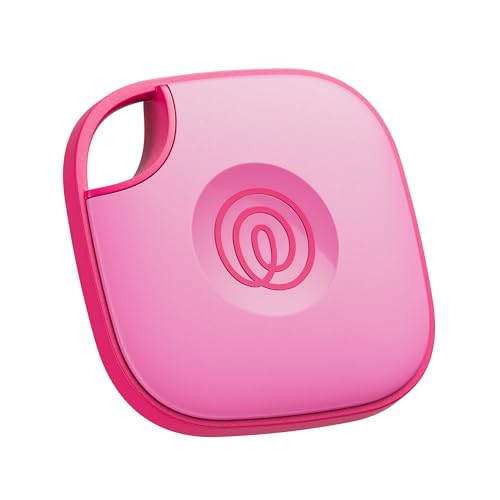 (-33%) Life360 Tile - Bluetooth-Tracker, Schlüssel- und Gegenstandsfinder für Schlüssel, Taschen und mehr. Handy-Finder. iOS- & Android-kompatibel. Handy-Finder. 1er-Pack (Pink Punch)