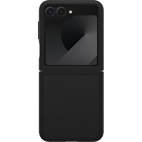 OtterBox Galaxy Z Flip6 Thin Flex Series Case - Black, Ultra-Slim, Hard case with Soft Edges, 5G and Wireless Charging Compatible