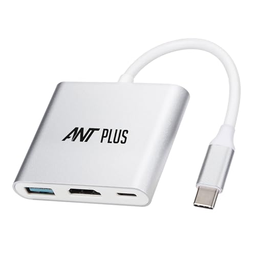 Ant Plus Booster 301 USB 3.1 Type-C to HDMI/USB3.0/Type-C Adapter - White