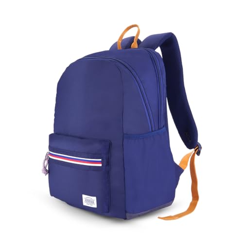American Tourister Carter | 28L Backpack | 15.6" Laptop Bag | 2.5 Compartments | College & Office Backpack for Men and Women | Navy | 1 Year Global Wa
