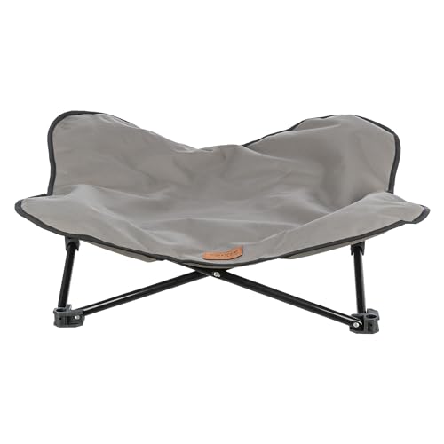 TRIXIE Camping Cot for Dogs Size S-M - Elevated Dog Bed with Steel Frame & Padded Top, Outdoor Dog Bed for Small and Medium Breeds up to 35lbs - 1x Dog Cot