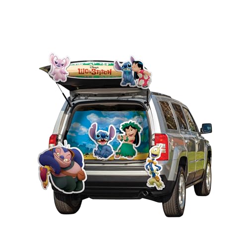Disney Lilo & Stitch Treat Your Trunk Kit, Official Disney Trunk or Treat Car Decoration Set