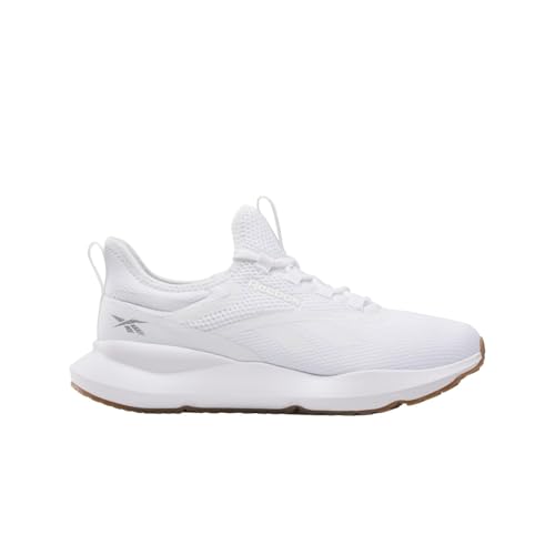 Reebok Women's Cityride Sneaker, Footwear White/Reebok Lee 1/Silver Metallic, 5