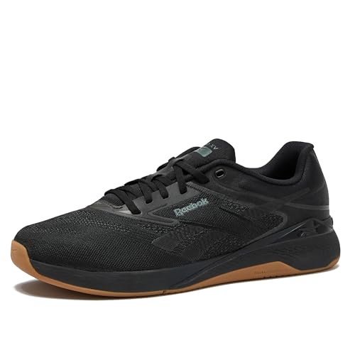 Reebok Nano X5 Mens Shoes, Cross Training Sneakers for Men, Black/Grey 5/Reebok Lee 3, 11.5