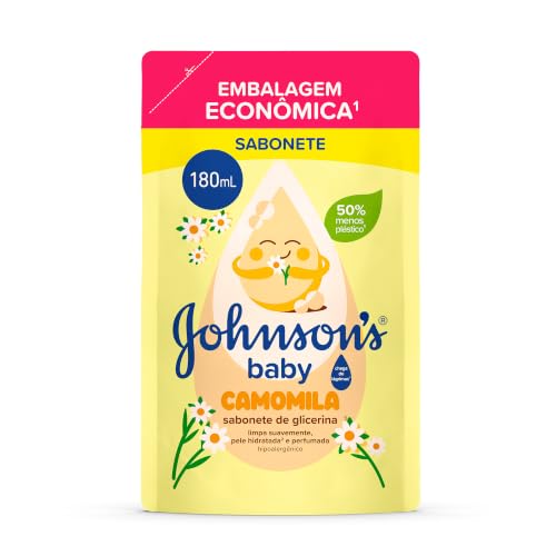 Sabonete Líquido Glicerina Camomila JOHNSON’S® Baby, 180mL