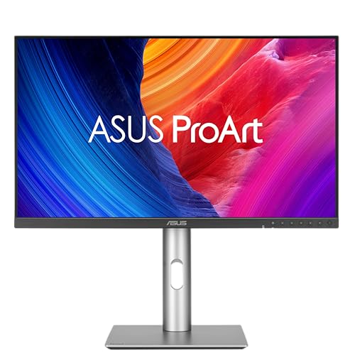 ASUS ProArt Display 27” 5K HDR Professional Monitor (PA27JCV) - 5K (5120 x 2880), IPS, 99% DCI-P3, 100% sRGB, ΔE < 2, USB-C PD 96W, Calman Verified, Color Accurate, LuxPixel, 3 yr Warranty