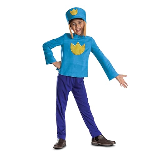 Disguise Dog Man Costume for Kids, Official Dog Man Movie Outfit with Hat and Ears, Child Size (4-6)