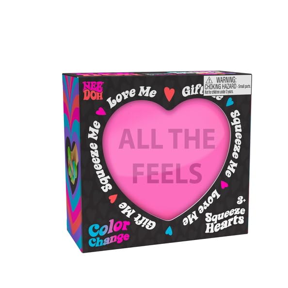 Schylling NeeDoh Color Change Squeeze Heart Stress balls never looked so cool.