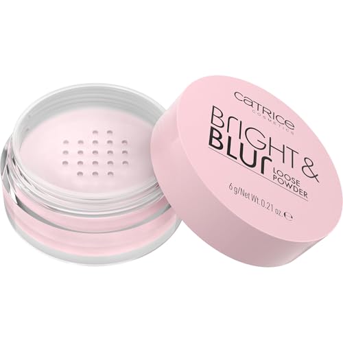 Catrice Bright & Blur Loose Powder | Lightweight, Instant Blur, Soft Matte Finish | Vegan & Cruelty Free (010 | Soft Pink)