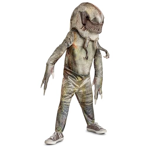 Jurassic Era Distorus Rex Costume for Kids, Official Rebirth Dinosaur Movie Costume, Child Size (4-6)