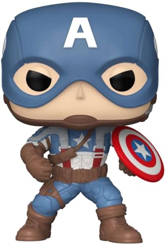 Funko Pop Marvel: Infinity Saga - Captain America - Collectable Vinyl Figure - Gift Idea - Official Merchandise - Toys for Kids & Adults - Superheroes Fans - Model Figure for Collectors and Display