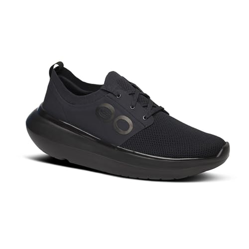 OOFOS OOmy Stride Recovery Shoe, Black - Men’s Size 9