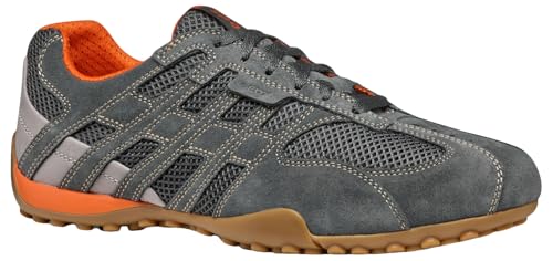 (-27%) Geox Herren U Snake Original Sneaker, Grau, 41 EU
